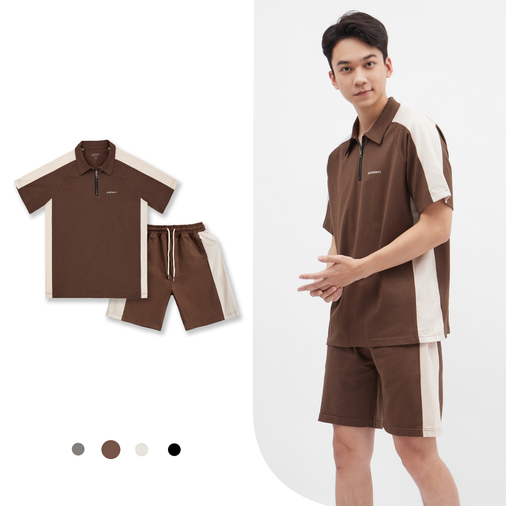 Bộ polo khóa phối PATTERN PB006