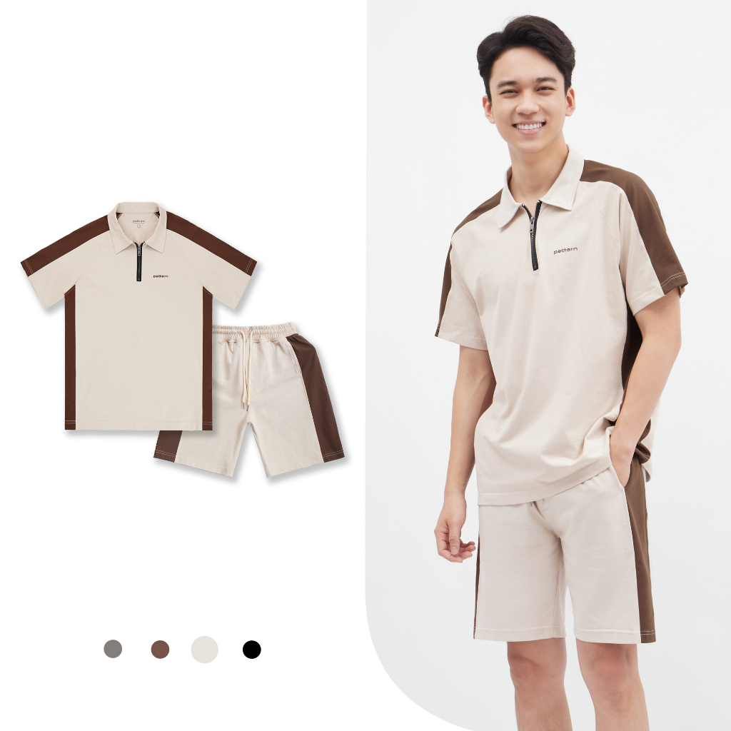 Bộ polo khóa phối PATTERN PB006