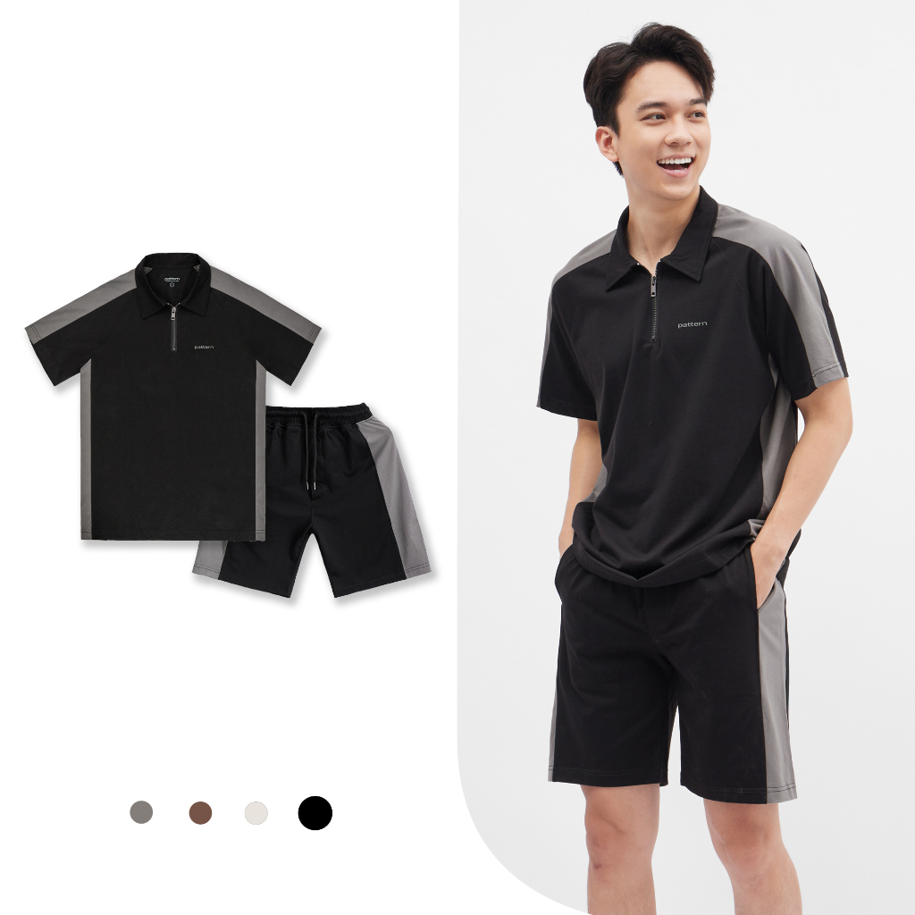 Bộ polo khóa phối PATTERN PB006