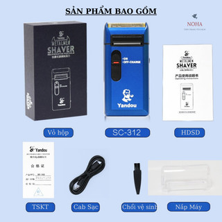 máy cạo râu yandou xanh 312