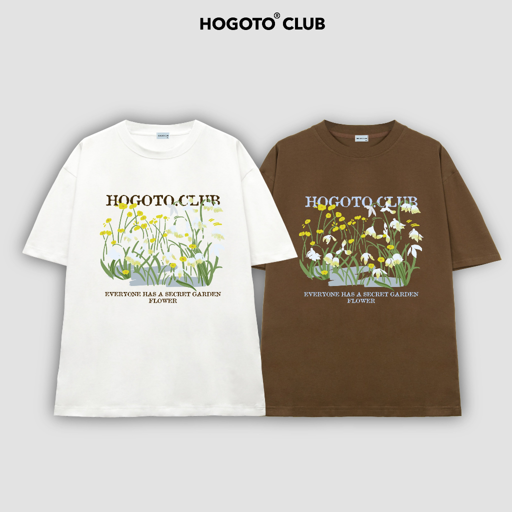 Áo thun Local Brand HOA EVERYONE HOGOTO unisex 100% cotton 260GSM - shop Hogotoclub - nam nữ from rộng oversize