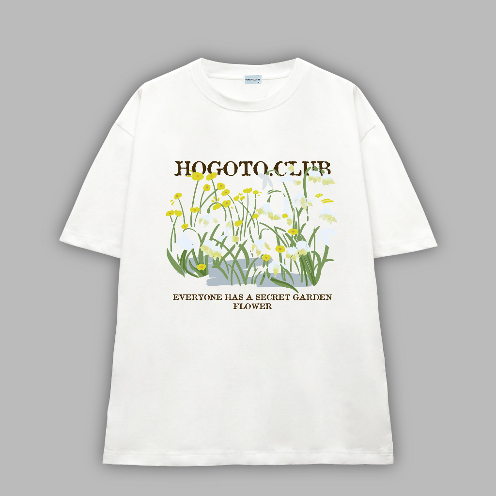 Áo thun Local Brand HOA EVERYONE HOGOTO unisex 100% cotton 260GSM - shop Hogotoclub - nam nữ from rộng oversize