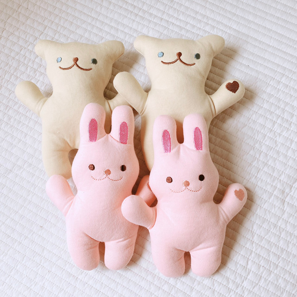 Thú bông organic siêu đáng yêu, nhỏ gọn vừa tay bé -Doowa