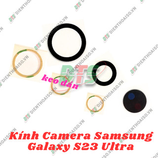 Kính camera Sammsung S23 Ultra kèm keo dán