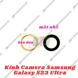 Kính camera Sammsung S23 Ultra kèm keo dán