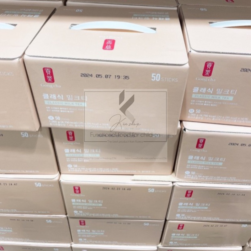 Trà sữa GONGCHA Hàn Quốc tách lẻ 3 gói