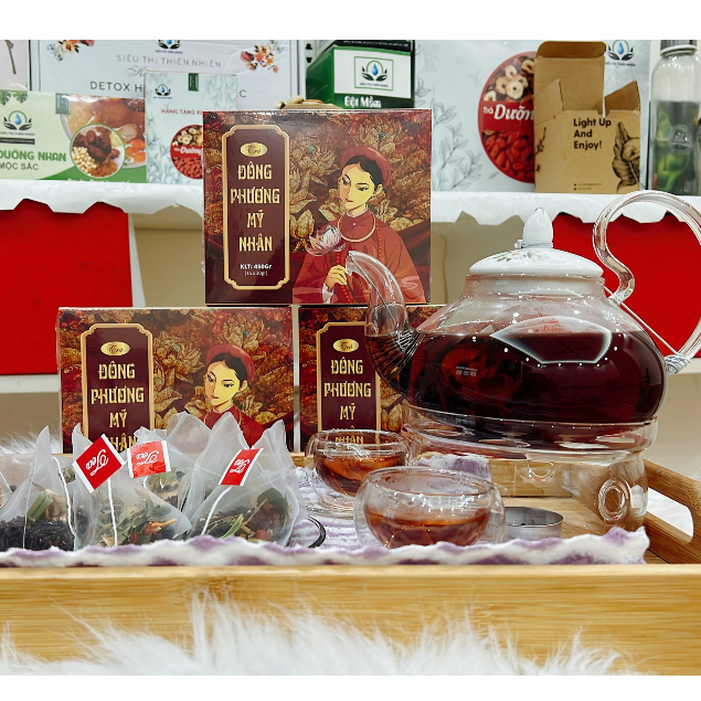 Trà Đông Phương Mỹ Nhân Detox, Thanh Lọc Cơ Thể Hộp 30 Gói