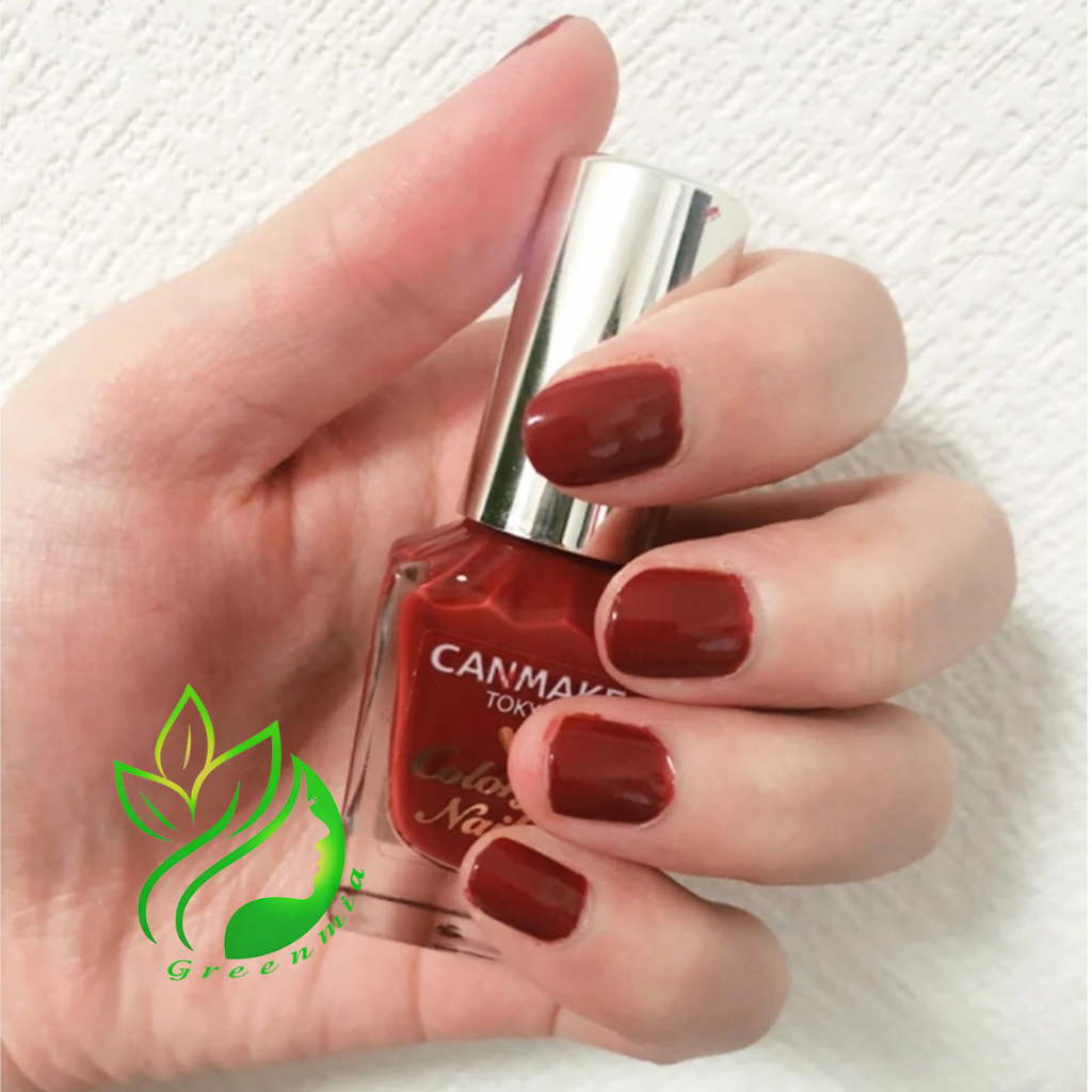 Sơn Móng Tay Thạch Đỏ Đô Canmake Tokyo Japan Nhật Bản Nội Địa Sơn Móng Chân Màu N02 Chic Bordeaux sang trọng