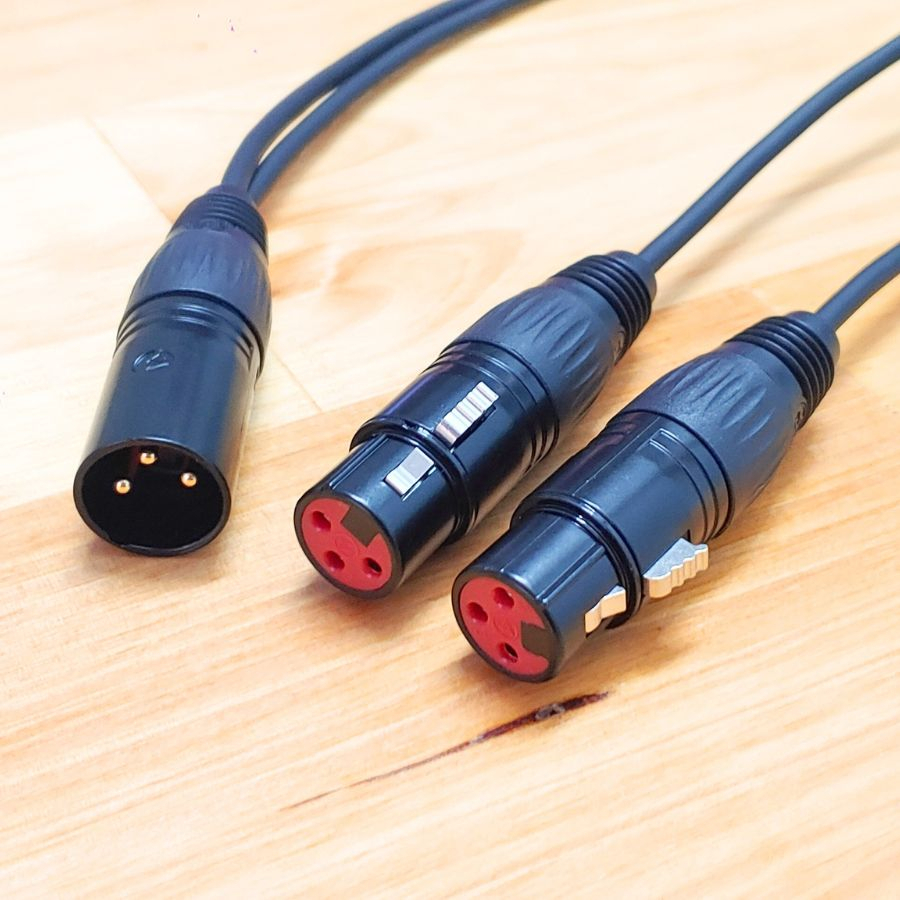 Dây Canon Đực Ra 2 Đầu Canon Cái