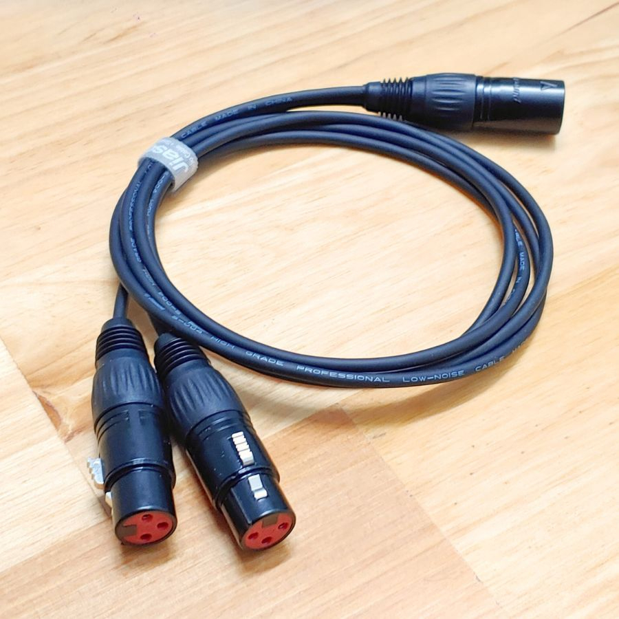 Dây Canon Đực Ra 2 Đầu Canon Cái