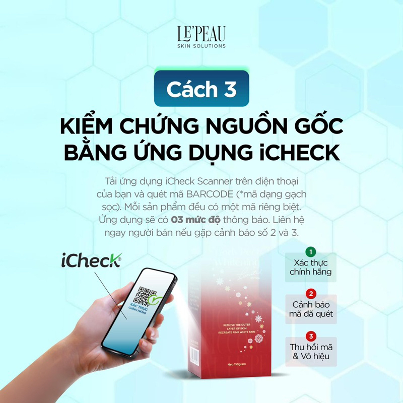 Peel da vi tảo retinol Le Peau 10ml, serum tái tạo da sinh học, Tặng B5 - LEPEAU VIETNAM