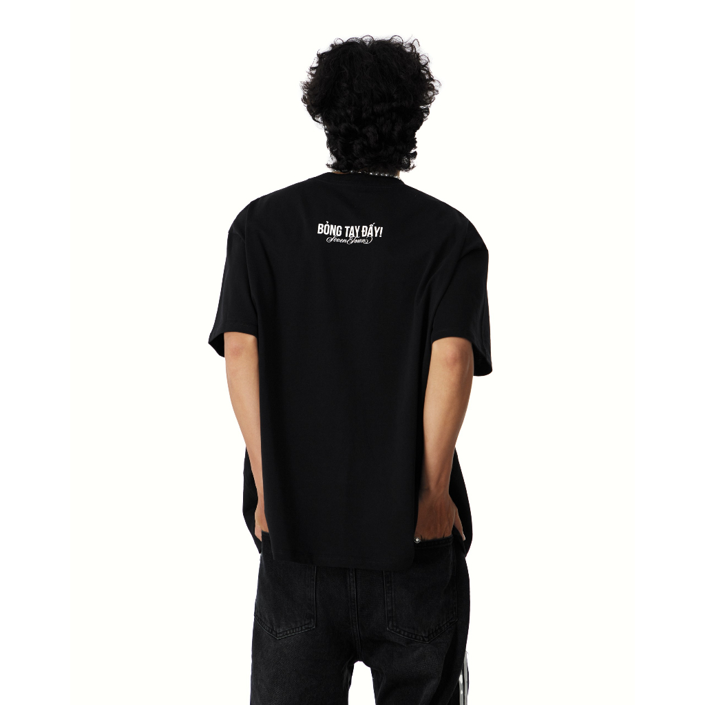 Áo thun unisex SEVENTOWN NÓNG BỎNG TEE tay lỡ local brand