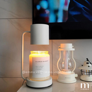 [TẶNG KÈM 2 BÓNG] ĐÈN ĐỐT NẾN THƠM EMMO BLISS (Chưa kèm nến)