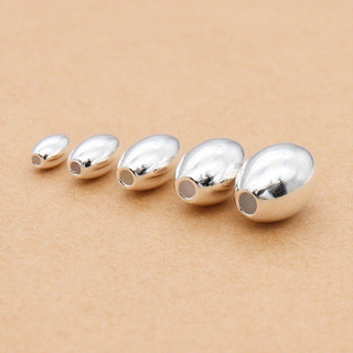 [Giá sỉ] Charm bạc hình trụ trơn (CB113)