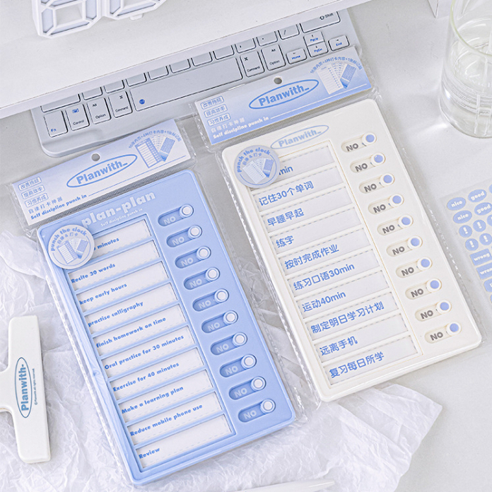 Bảng Ghi Chú Kế Hoạch Hàng Ngày Kèm Giấy Và Sticker Vô Cùng Tiện Lợi