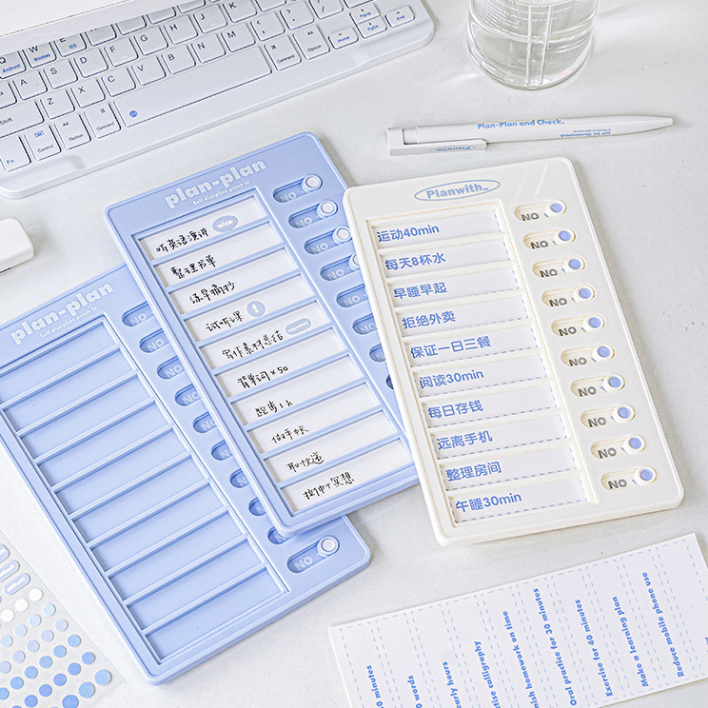 Bảng Ghi Chú Kế Hoạch Hàng Ngày Kèm Giấy Và Sticker Vô Cùng Tiện Lợi
