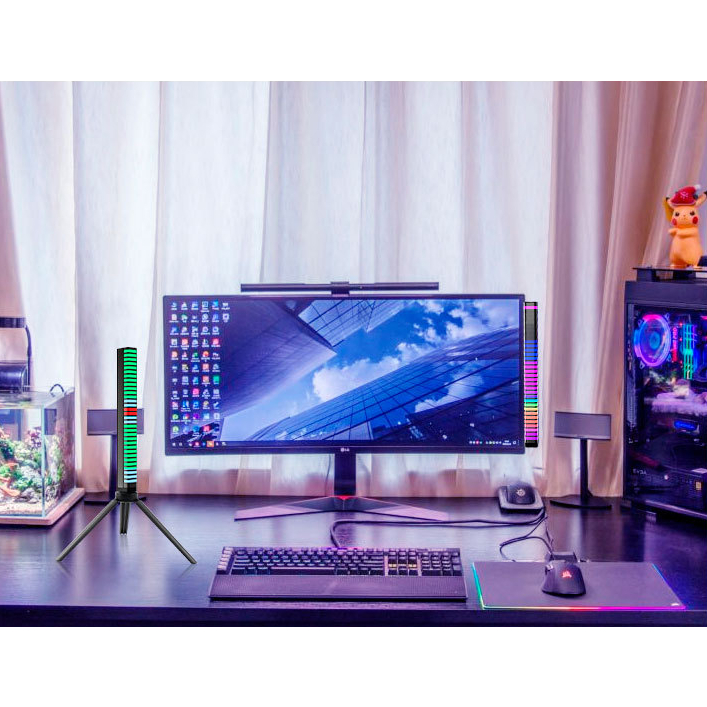 Thanh Đèn Led Music Bar Nháy Theo Nhạc Chỉnh Màu Qua App Điện Thoại