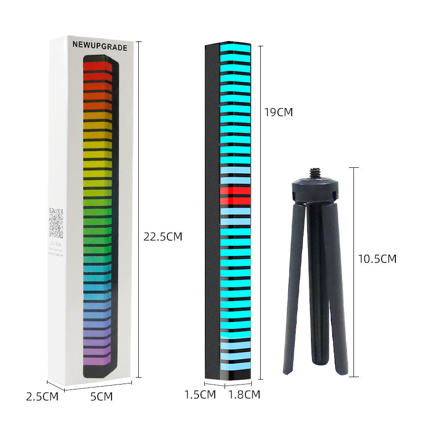Thanh Đèn Led Music Bar Nháy Theo Nhạc Chỉnh Màu Qua App Điện Thoại