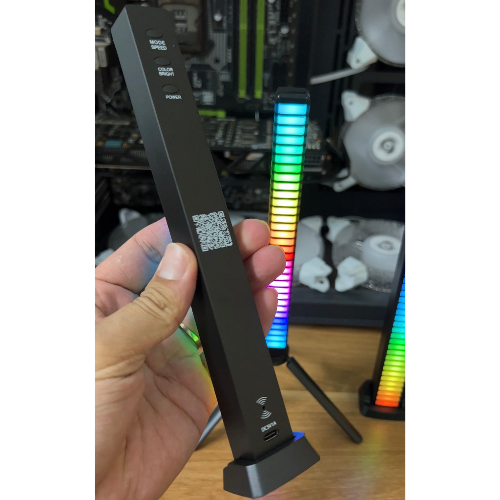 Thanh Đèn Led Music Bar Nháy Theo Nhạc Chỉnh Màu Qua App Điện Thoại