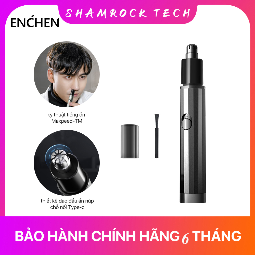 Máy Cắt Lông Mũi Enchen EN001,Thiết kế nhỏ gọn,Động cơ mạnh mẽ,Pin sạc tiện lợi