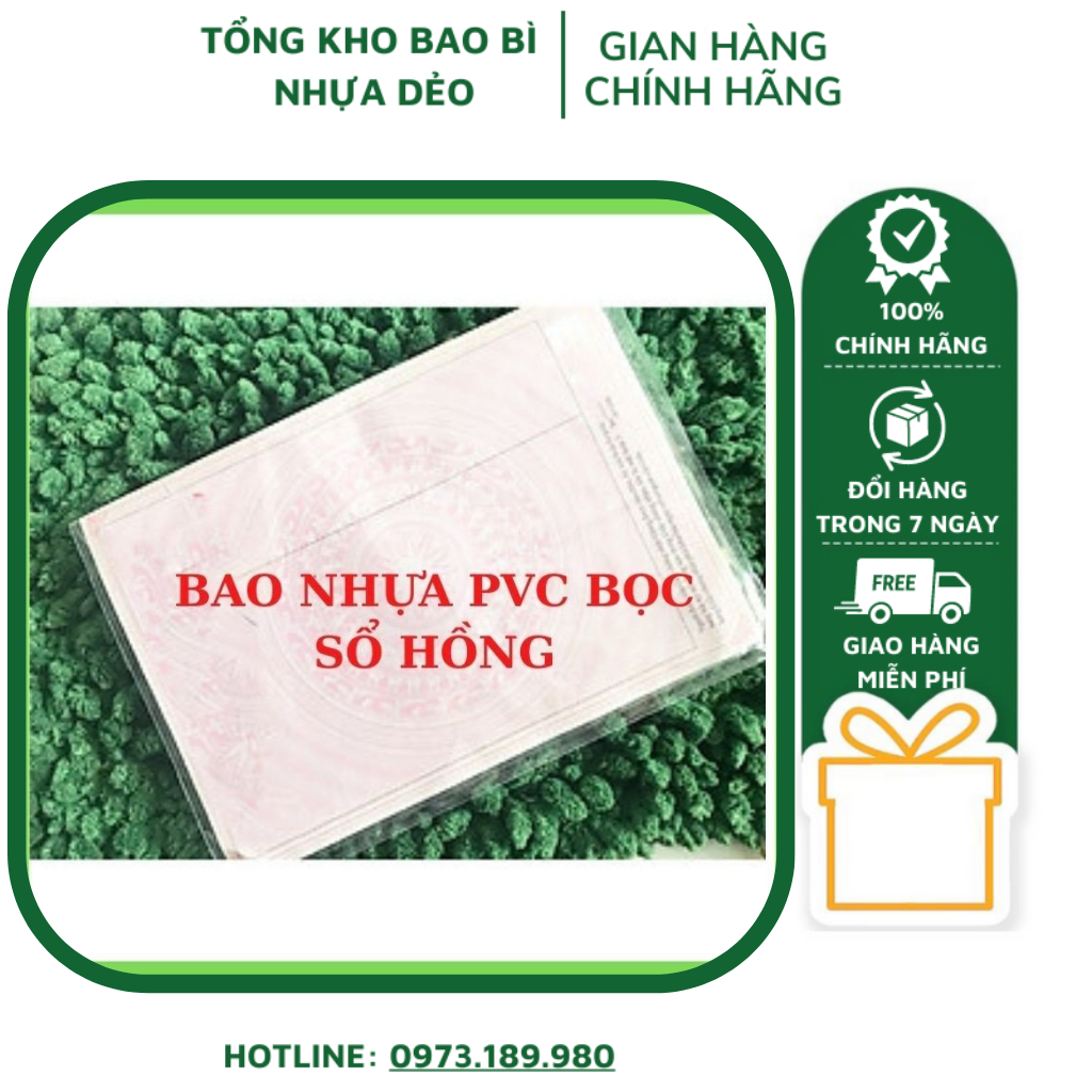 Combo 10 Túi Dẻo Đựng Sổ Hồng - Tổng Kho Bao Bì Nhựa Dẻo