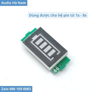 Mạch led báo dung lượng pin cho hệ 1s - 8s