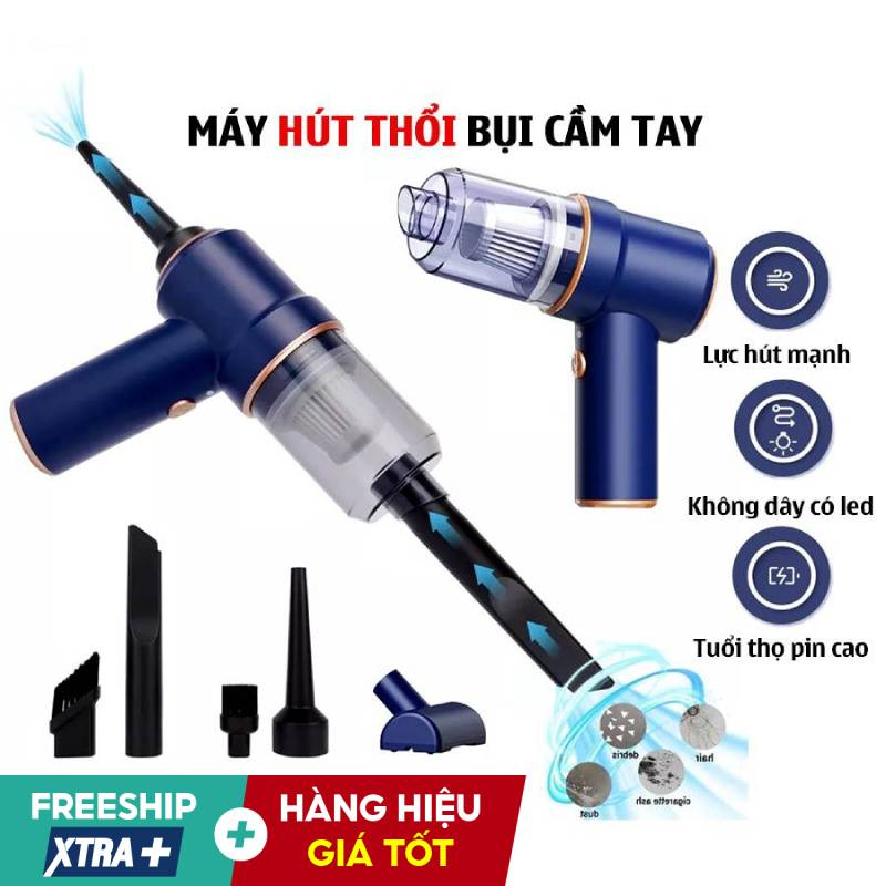Máy Hút Bụi Xe Hơi Công Suất Lớn Đa Năng Vệ Sinh Các Ngóc Ngách Trong Nhà