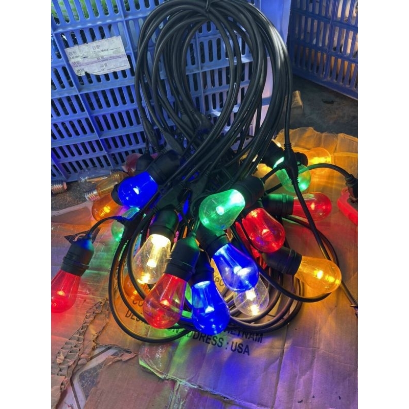 COMBO 10Bóng đèn trang trí quán cà phê, quán trà sữa, nhà hàng... bóng đèn trang trí nhiều màu