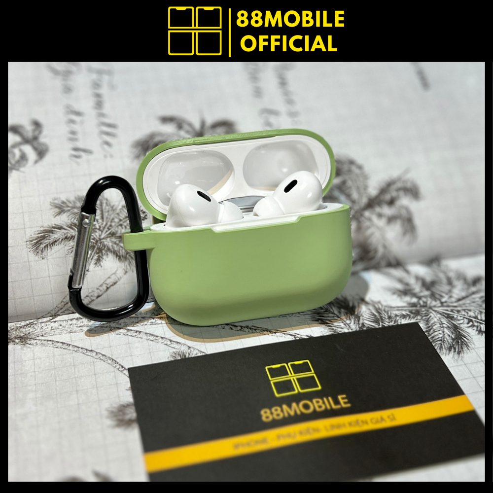 Case airpod pro 2 silicon cao cấp nhiều màu sắc lựa chọn I 88Mobile