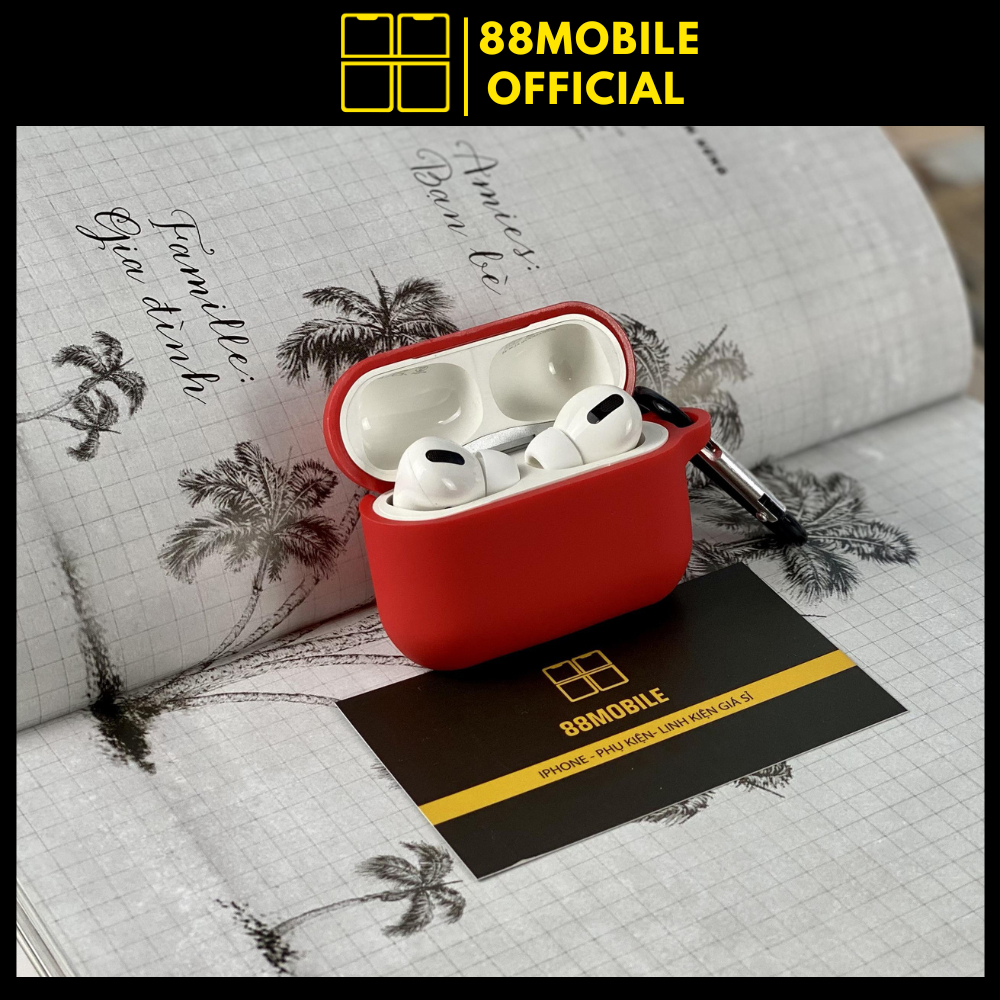 Case airpod pro 2 silicon cao cấp nhiều màu sắc lựa chọn I 88Mobile