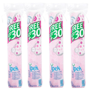 Combo 4 bông tẩy trang Ipek 150 miếng Cotton Pads