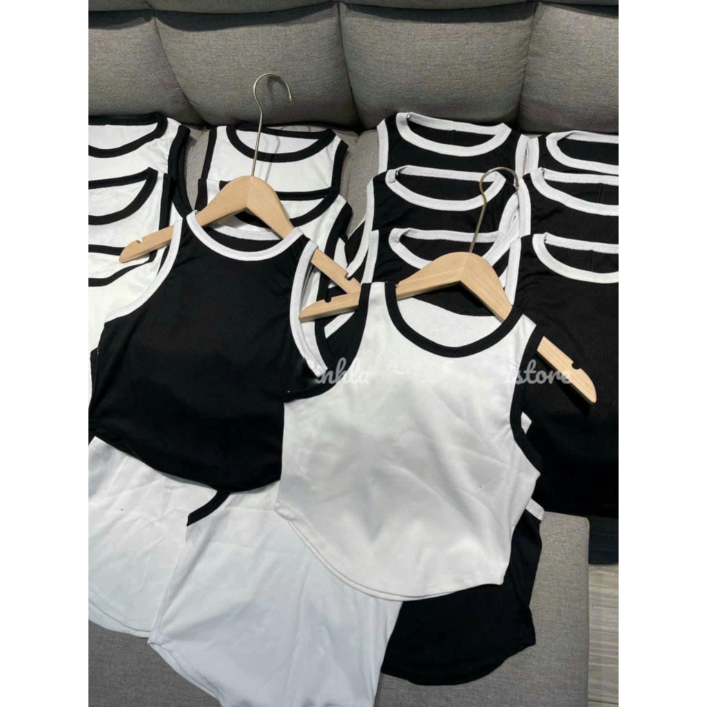 Áo Phông 3 Lỗ Viền Ôm Body Siêu Co Dãn - Áo Sát Nách Ôm Body Hootrend 2023