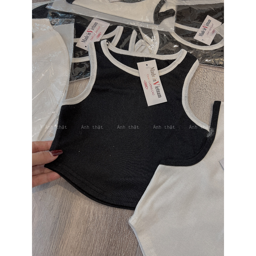 Áo Phông 3 Lỗ Viền Ôm Body Siêu Co Dãn - Áo Sát Nách Ôm Body Hootrend 2023