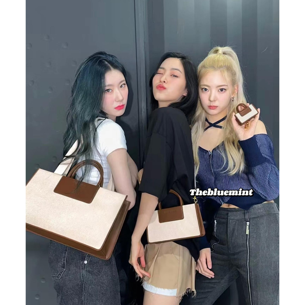 Túi đeo chéo/túi cầm tay Canvas nâu-Astra Canvas Tote CnK