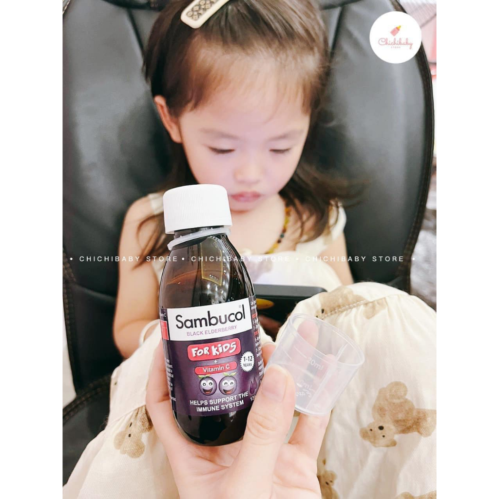 Siro tăng đề kháng hàng ngày Sambucol 120-230ml