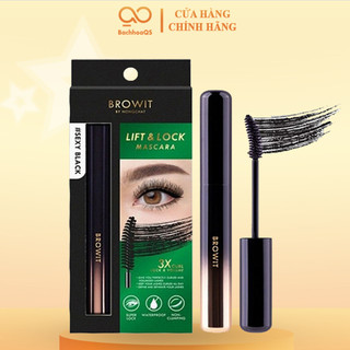 Mascara Nongchat Uốn Cong Và Dày Mi Browit Lift & Lock Mascara #Sexy Black