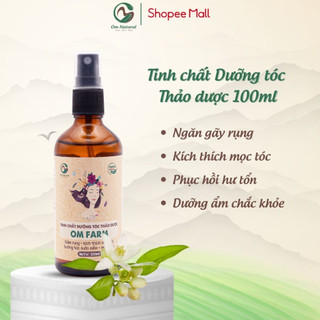 Tinh Chất Dưỡng Tóc Thảo Dược A Om Natural Phục Hồi Tóc, Kích Thích Mọc Tóc 100ml