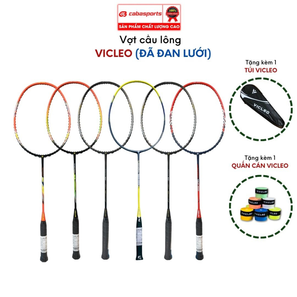 Vợt cầu lông Vicleo carbon chính hãng công thủ toàn diện chất lượng, vợt cầu lông đơn siêu nhẹ GIÁ RẺ NHẤT THỊ TRƯỜNG