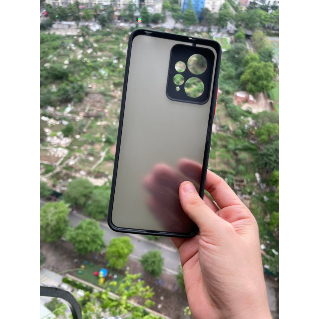 Ốp lưng nhám cho Xiaomi Redmi Note 12 4G viền dẻo, lưng chống bán vân tay