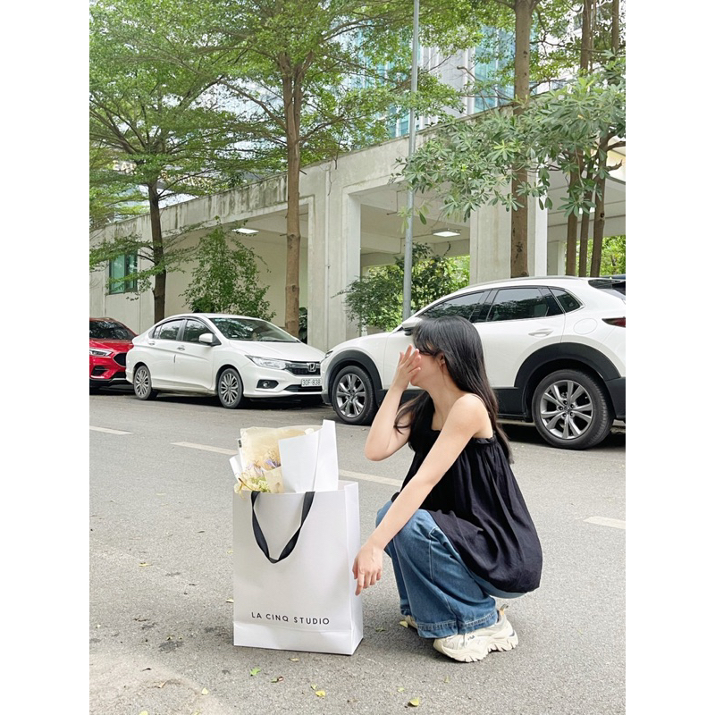 Áo hai dây tơ nhăn Nana21 Nanastore21