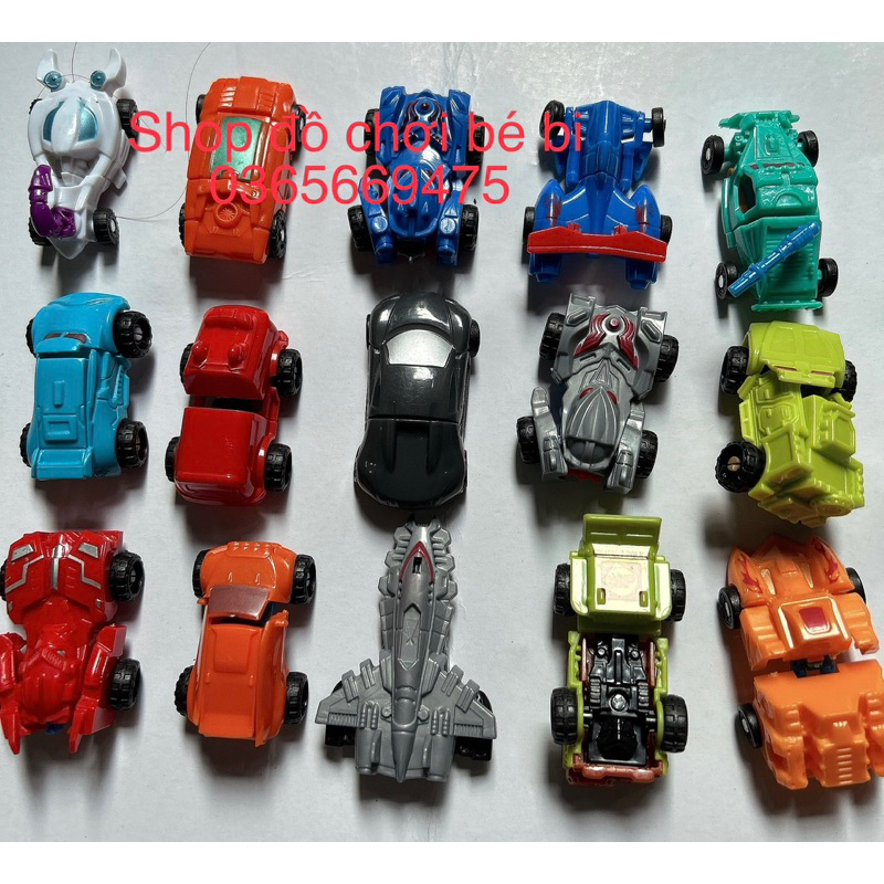 Combo 10 xe lắp ráp robot, Đồ chơi sáng tạo cho bé