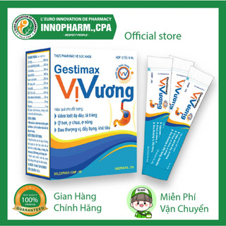 TPBVSK Gestimax Vị Vương – Hỗ trợ bảo vệ niêm mạc dạ dày, giảm acid dịch vị, hỗ trợ giảm viêm loét dạ dày