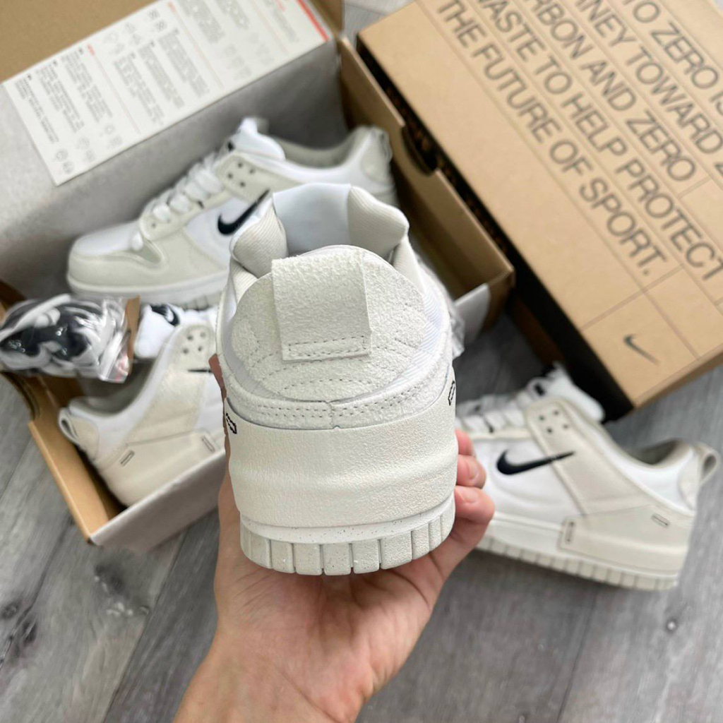Giày sneaker 𝐉𝐨𝐫𝐝𝐚𝐧 SB Dunk Disrupt 2 Pale Ivory Kem trắng đen cao cấp