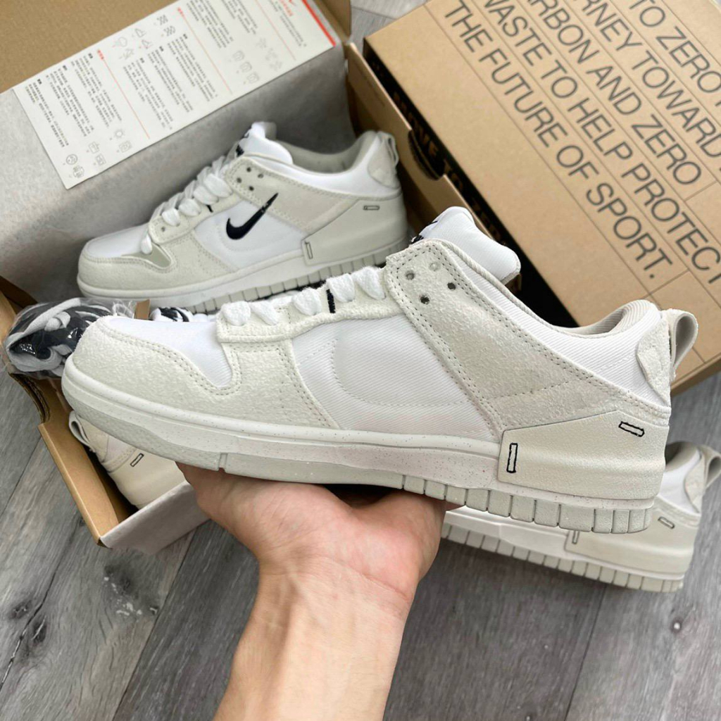 Giày sneaker 𝐉𝐨𝐫𝐝𝐚𝐧 SB Dunk Disrupt 2 Pale Ivory Kem trắng đen cao cấp