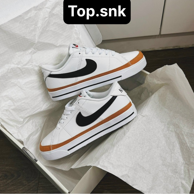 Giày sneaker Nik.e Court Legacy low White-Code CU4150-102-Full box