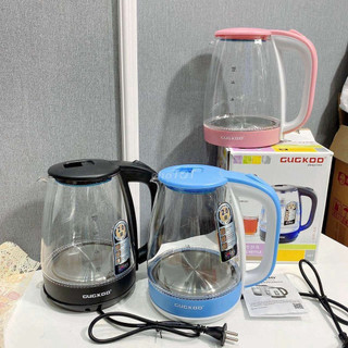[Chỉ giao hỏa tốc] Ấm đun nước Cuckoo ST16 bằng thủy tinh có đèn sang trọng đun sôi nhanh chóng tiết kiệm điện