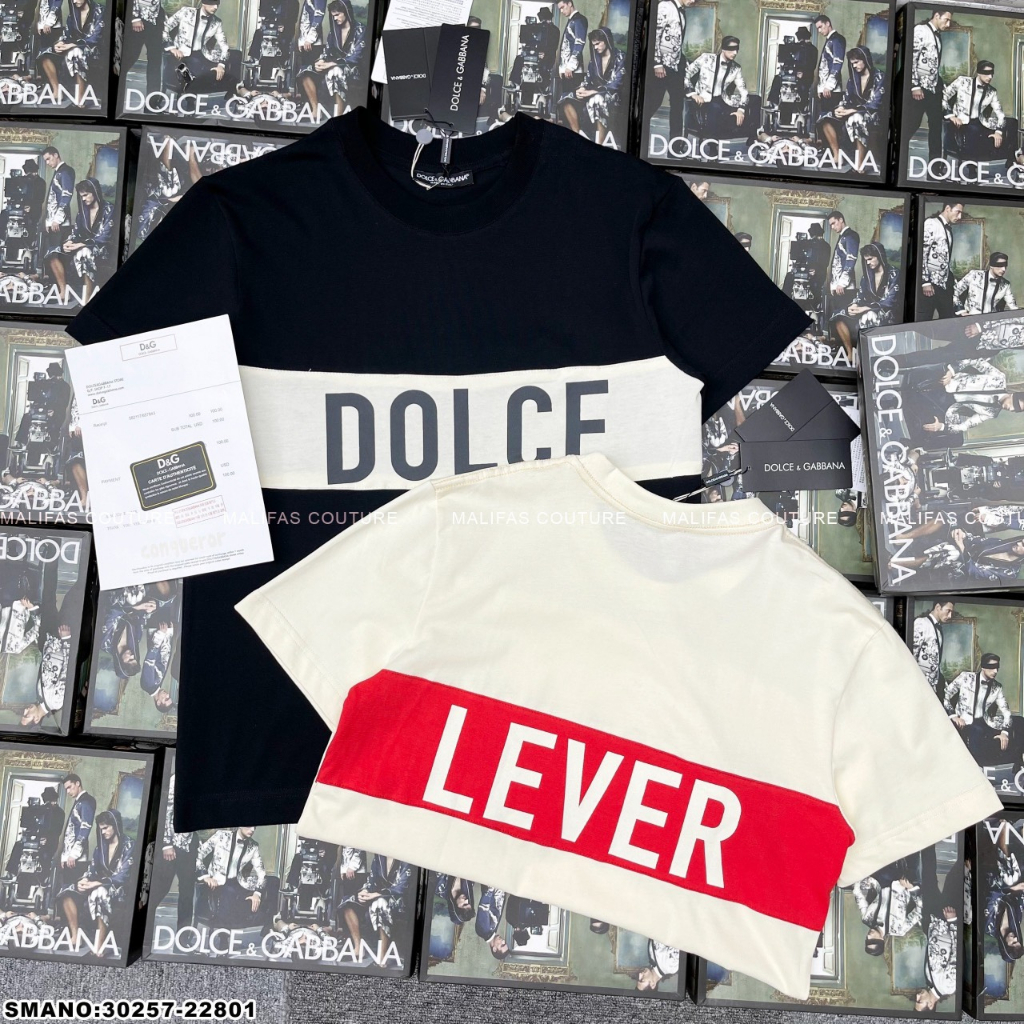 Áo Phông DG Nam Nữ In Chữ Hai Mặt Siêu Đẹp - Áo DG Nam Nữ Phối Màu Cực Sang