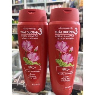 Dầu Gội Dược Liệu Thái Dương 3 Hoa Sen 200ml