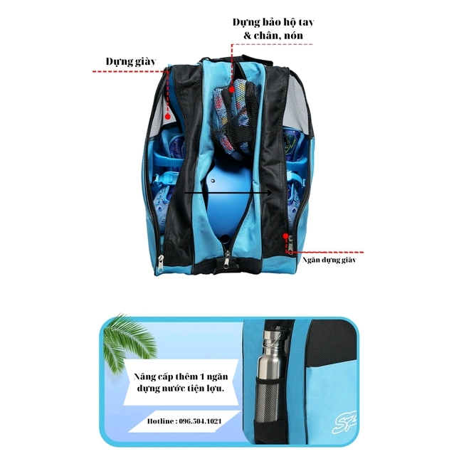 Túi Đựng Giày Patin Cao Cấp Centosy PATINO Không Thấm Nước