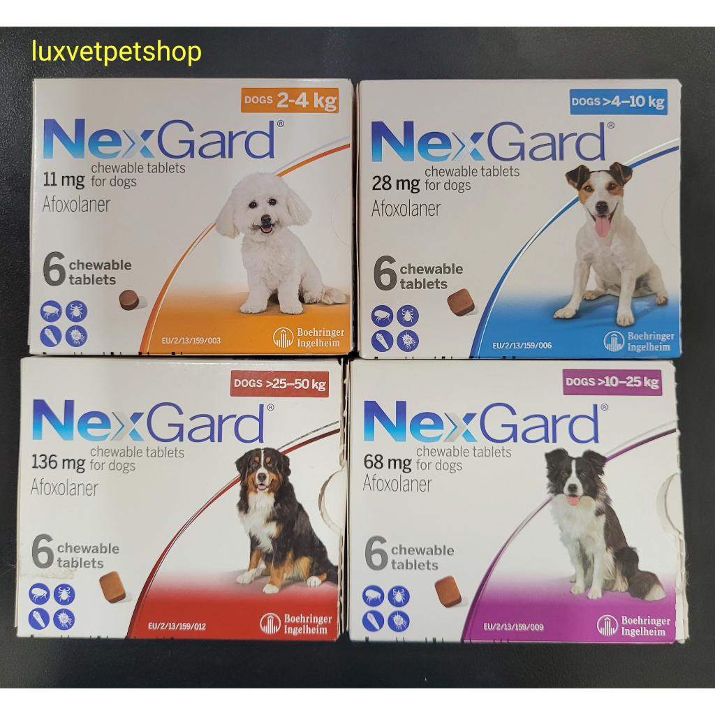 Viên nhai ve rận, bọ chét, ghẻ (xà mâu) Nexg-ard - 1 viên